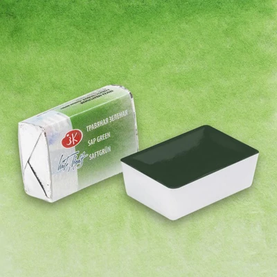 Culori acuarelă White Nights în recipient, 2,5 ml - 716, sap green