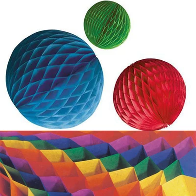 Hârtie tip fagure, 24x34 cm - in diverse culori