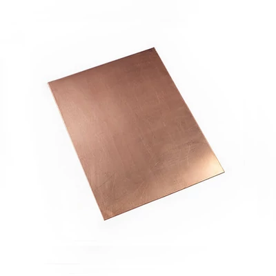 Placă de cupru roșu  pentru gravare, grosime 1 mm - 10x15 cm