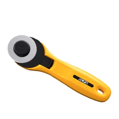OLFA cuțit circular  pentru material textil - 45 mm, RTY-2C/YEL
