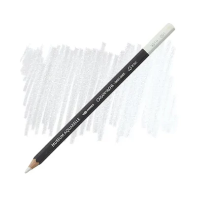 Creioane acuarelă Caran d'Ache Museum- 001, white