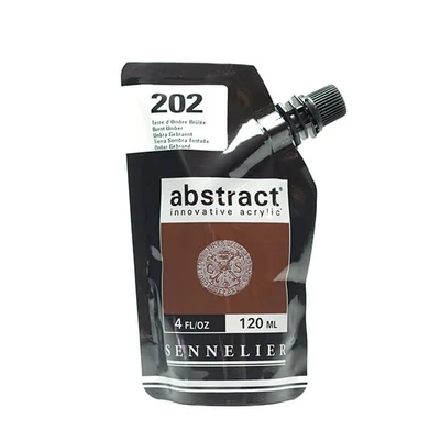 Sennelier Abstract vopsea acrilică, 120 ml - 202, burnt umber