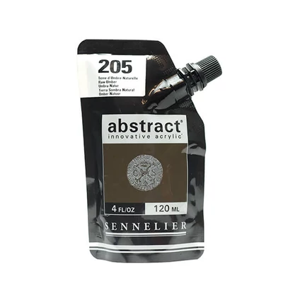 Sennelier Abstract akrilfesték, 120 ml - 205, raw umber
