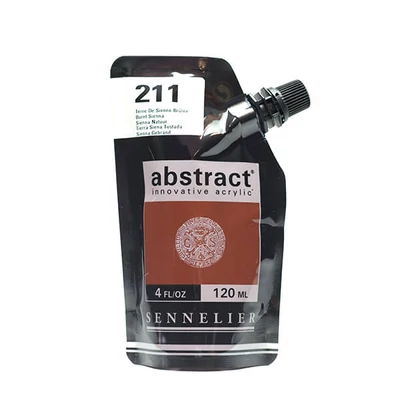 Sennelier Abstract vopsea acrilică, 120 ml - 211, burnt sienna