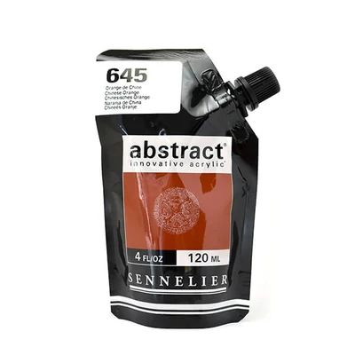 Sennelier Abstract vopsea acrilică, 120 ml - 645, chinese orange