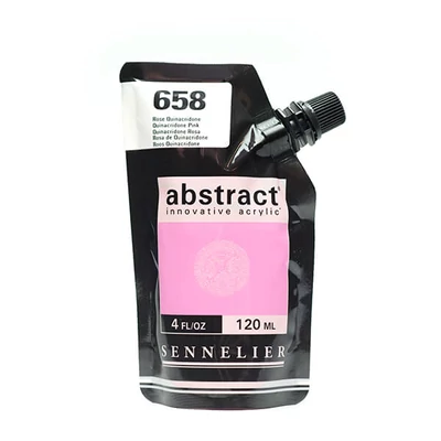 Sennelier Abstract vopsea acrilică, 120 ml - 658, quinacridone pink