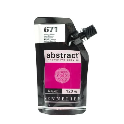 Sennelier Abstract akrilfesték, 120 ml - 671, deep magenta