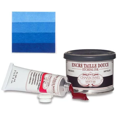 Vopsea gravură Charbonnel , 200 ml - ocean blue
