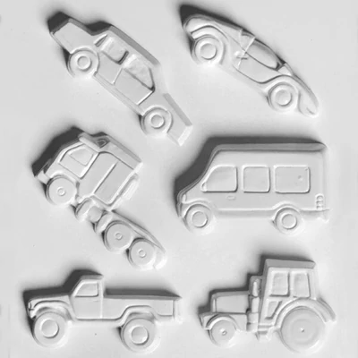 Matriță   plastic HobbyArtist - mașini, 6 buc