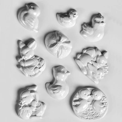 Matriță   plastic HobbyArtist - Paste V. Paste mic, 9 buc