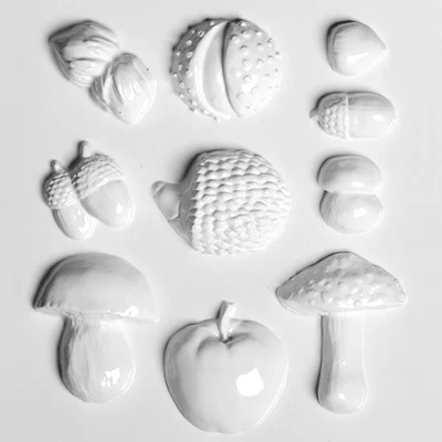 Matriță   plastic HobbyArtist - mar, arici, ciuperci, 10 buc