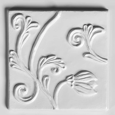 Matriță   plastic HobbyArtist - faianta cu motiv floral