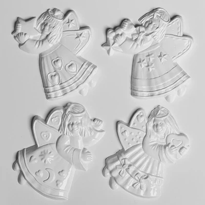 Matriță   plastic HobbyArtist - îngeri, fuste, 4 buc
