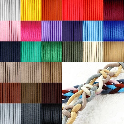 Paracord 550, în metri, 4 mm - în diverse culori