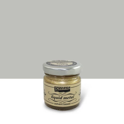 Pentart metal lichid, 30 ml - argint