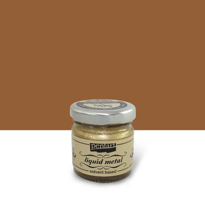 Pentart metal lichid, 30 ml - bronz
