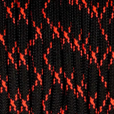 Paracord 550, în metri, 4 mm - T virus camo roșu-somon