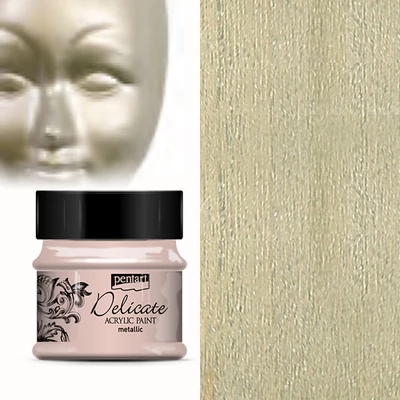 Vopsea acrilică metalică Delicate, 50 ml - auriu vechi