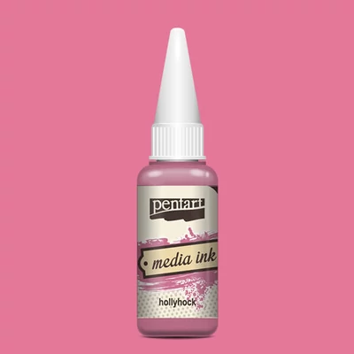 Pentart Media ink, vopsea cerneală , 20 ml - nalbă