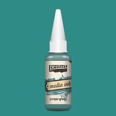 Pentart Media ink, vopsea cerneală , 20 ml - ienupăr