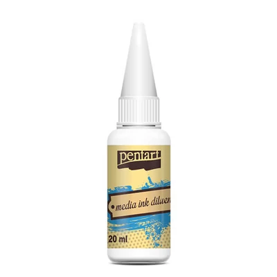 Pentart Media ink, vopsea cerneală , 20 ml - diluant