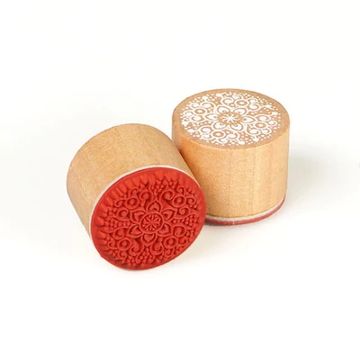 Sigiliu, rotund, 3 cm - floare de crin