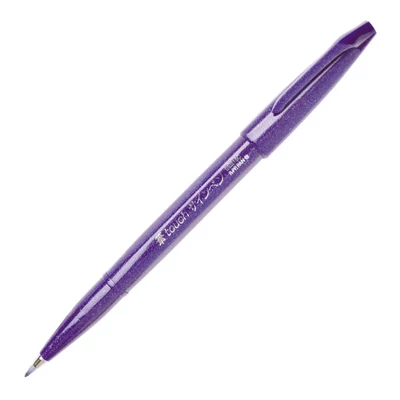 Pentel Brush Sign Pen marker pensulă , SES15C-V, mov