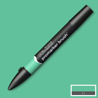 Marker tip pensulă cu alcool cu două vârfuri Promarker Brush - G637, mint green