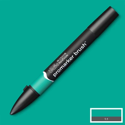 Promarker Brush marker  cu alcool cu două vârfuri  - G956, ocean teal