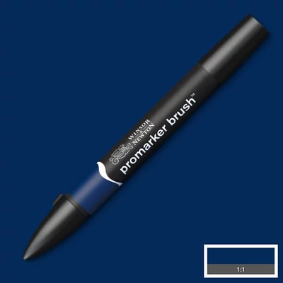 Marker tip pensulă cu alcool cu două vârfuri Promarker Brush - V234, indigo blue