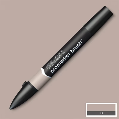 Marker tip pensulă cu alcool cu două vârfuri Promarker Brush - WG2, warm grey 2