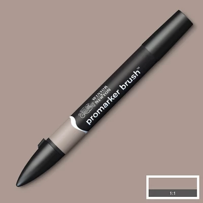 Promarker Brush marker  cu alcool cu două vârfuri  - WG3, warm grey 3