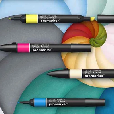 Promarker marker cu alcool cu două vârfuri - culori diverse 
