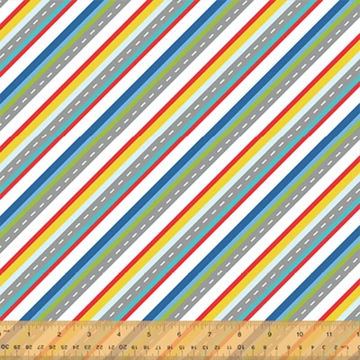 Material patchwork  - Windham Fabrics - Around Town 51839-x multi