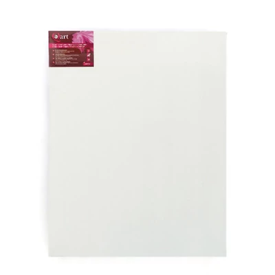 Pânză de pictură întinsă Q-art, 280 g, bumbac+sintetic, 40x50 cm, cadru pană 2x3 cm, fără pană
