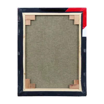 Pânză de pictură întinsă Rafaelo, 1,7x3,5 cm, 30x30 cm, neagră