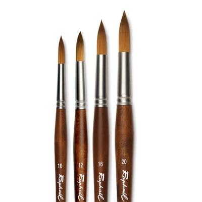 Pensulă rotundă sintetică Raphael Precision 8900 - diverse mărimi