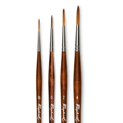 Pensulă sintetică pentru linii fine Raphael Precision 8910 - diverse mărimi