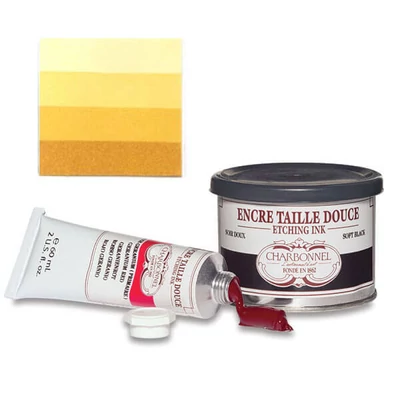 Vopsea gravură Charbonnel , 200 ml - raw sienna