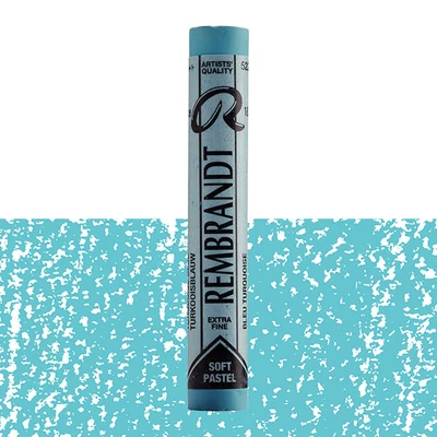 cretă pastel uscat Rembrandt - 522.8, turquoise blue