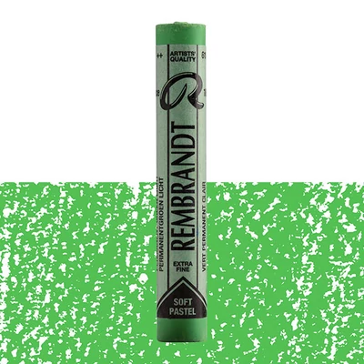 cretă pastel uscat Rembrandt - 618.5, permanent green light