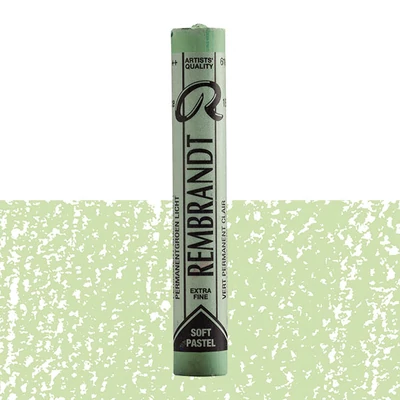 cretă pastel uscat Rembrandt - 618.9, permanent green light