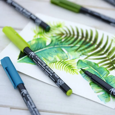 Sakura Koi Brush Pen marker tip pensulă  în set  - 48 buc