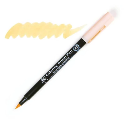 Sakura Koi Brush Pen marker tip pensulă  - 9, naples yellow
