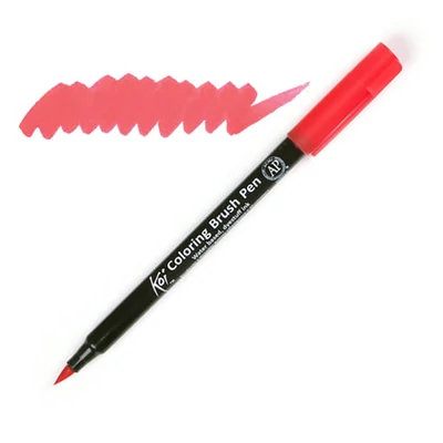 Sakura Koi Brush Pen marker tip pensulă  - 18, vermilion