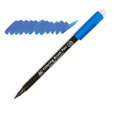 Sakura Koi Brush Pen marker tip pensulă  - 25, cerulean blue