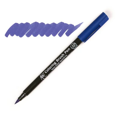 Sakura Koi Brush Pen marker tip pensulă  - 36, blue