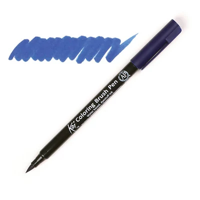 Sakura Koi Brush Pen marker tip pensulă  - 43, prussian blue