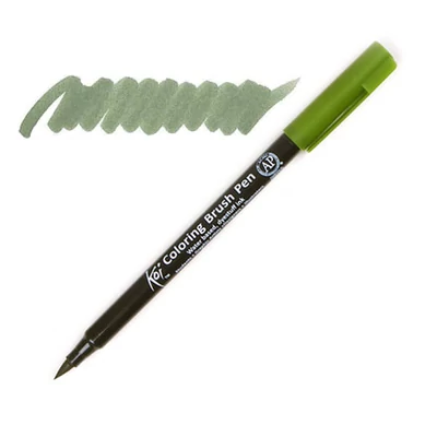 Sakura Koi Brush Pen marker tip pensulă  - 130, sap green