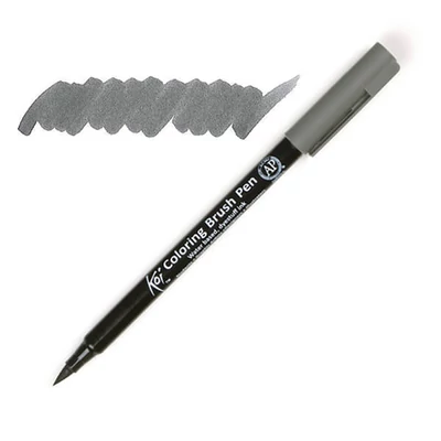 Sakura Koi Brush Pen marker tip pensulă  - 144, dark warm gray